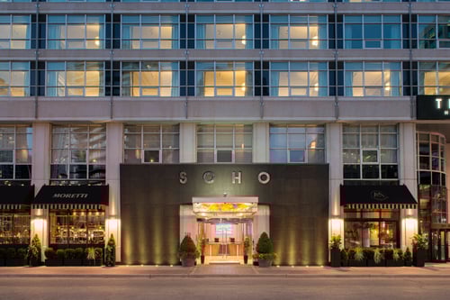 The-Soho-Hotel-Front-Entrance-Dusk-2048x1366